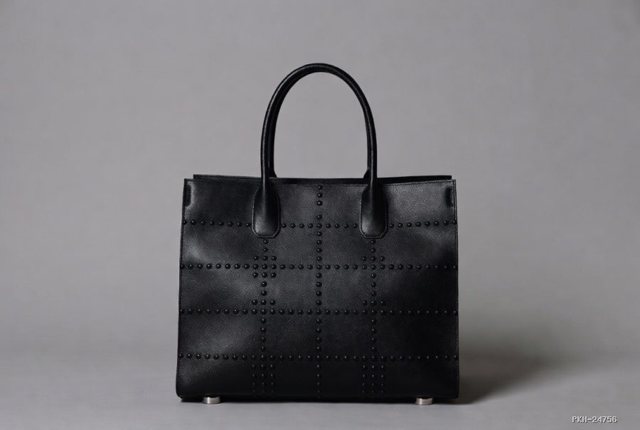 Túi tote da saffiano, quai đôi — Mã ngày sản xuất & vị trí dập